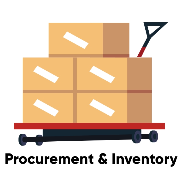 Our ERP saves time and money in procurement and inventory