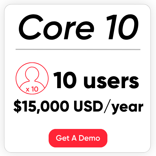 Our ERP/MRP for Engineer To Order manufacturing is $15,000 for 10 users, includes implementation and training.
