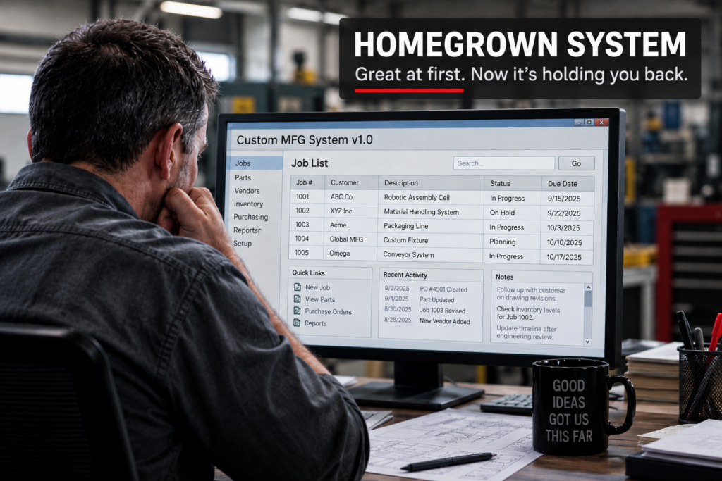 Homegrown systems are great at first, but eventually hold you back.